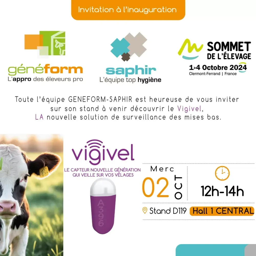 Saphir au Sommet de l'Élevage 2024